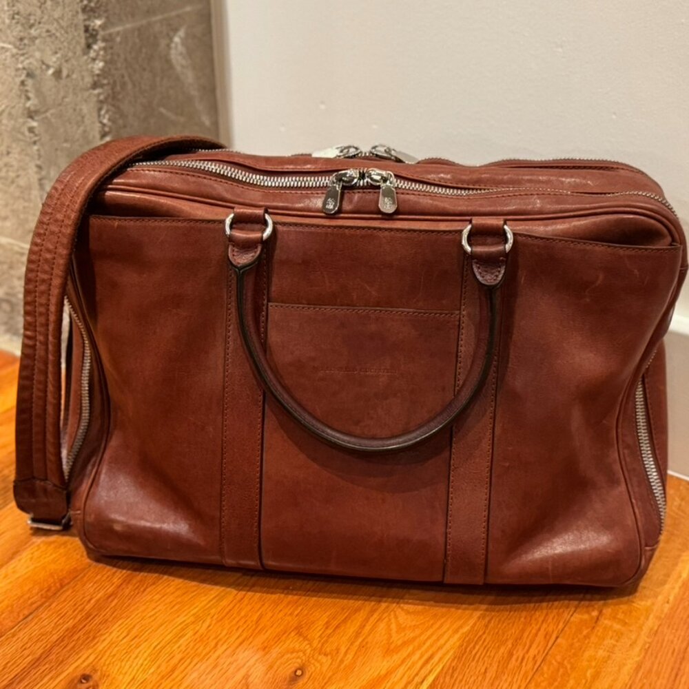 Brunello Cuinelli Leather Briefcase